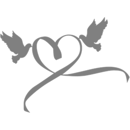 Taubenherz mit weißen Hochzeitstauben von Mathias Junker  - Offenburg -